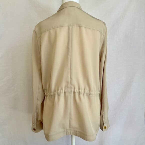 CALVIN KLEIN lightweight tan jacket Medium - Picture 4 of 7